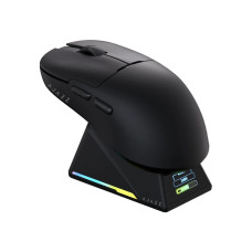 Бездротова Ігрова Миша Ajazz AJ159 APEX PAW3950 400 мАч RGB Чорна з Зарядною Станцією