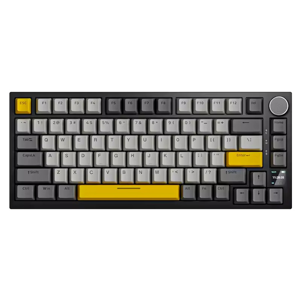 Ajazz AK820 Pro Безпровідна Клавіатура Сіра RGB підсвітка HotSwap