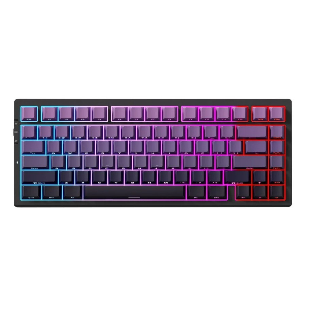 Геймерська Клавіатура Mchose G75 Pro Безпровідна Black/Purple Gradient