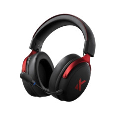 Геймерська бездротова гарнітура навушники MCHOSE V9 PRO Чорно-Червоні