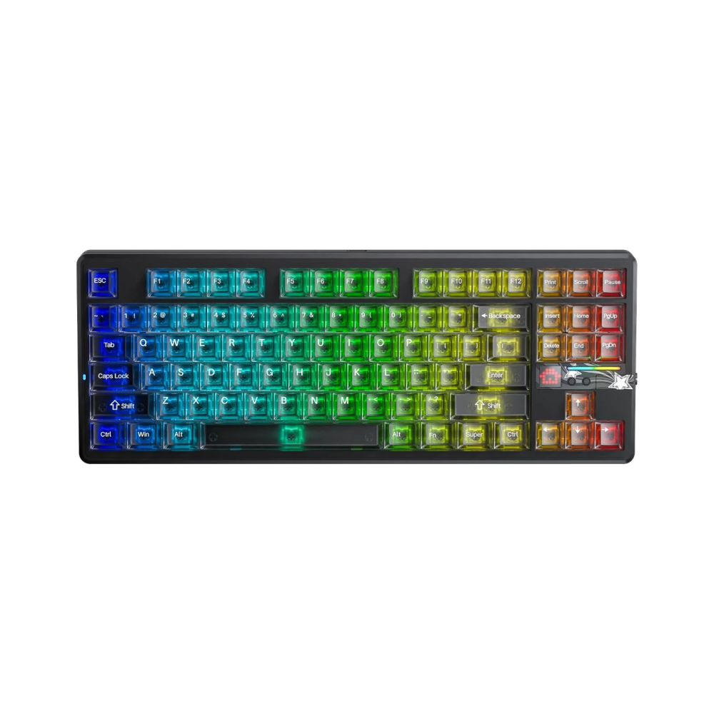 Ігрова Механічна Клавіатура Aula F87Pro V2 Super God Edition Прозора